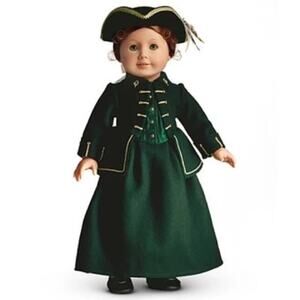AMERICAN GIRL DOLL Felicity Green Black Riding Habit And Hat Complete Outfit